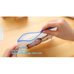 PE PP plastic zipper bag with slider for packaging, k colorful slider zipper bag