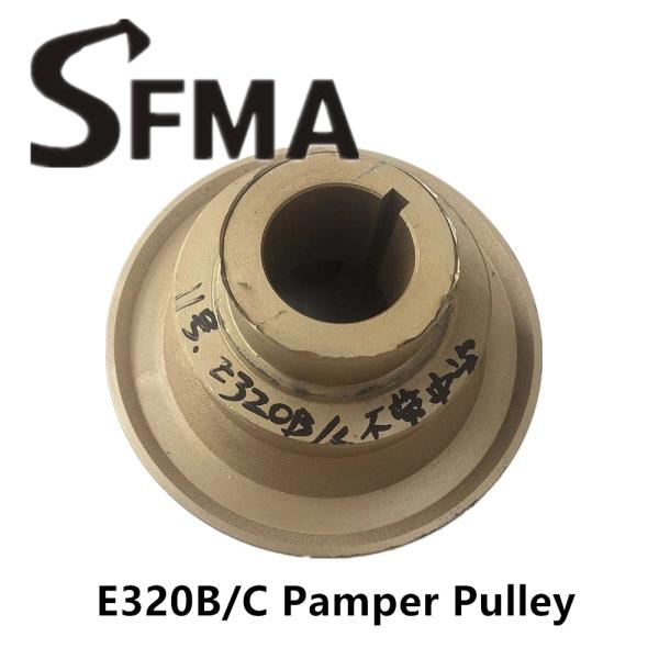 Quality Iron Digger Accessories E320B/C Excavator Pulley wholesale