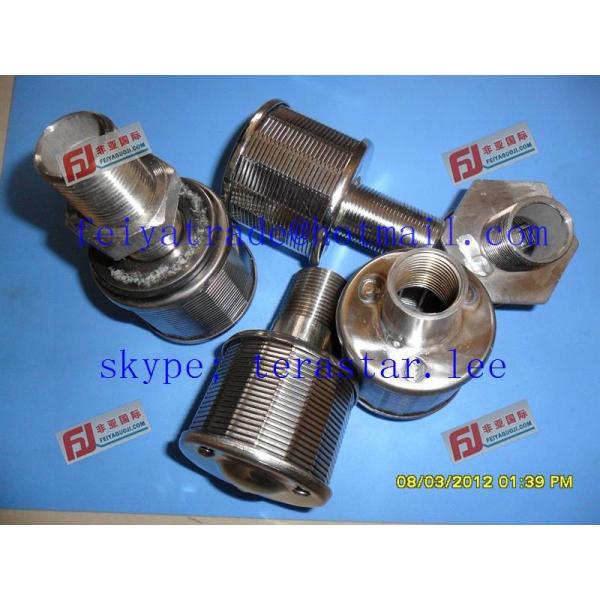DN45-108 stainless steel wedge wire filter nozzle / johnson screen nozzle / water & gas strainer nozzle for power plant