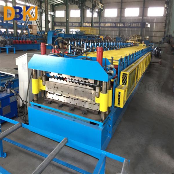 Double Layer Roof Panel Roll Forming Machine 10-15 Meter/Min Speed