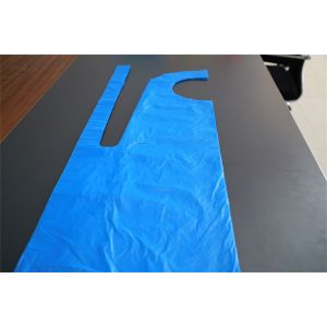 Flat Packed Disposable Polythene Aprons Biodegradable Free Sample Offered