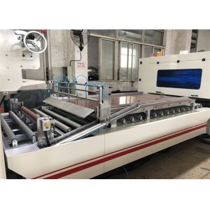PVC PET PETG Hot Melt Glue Pasting Machine Acrylic HPL With Auto Cuttor