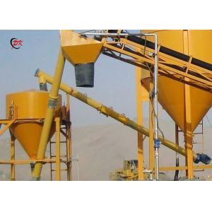 Small Cement Auger Screw Conveyor Inclined Tubular Hopper Concrete Powder Worm