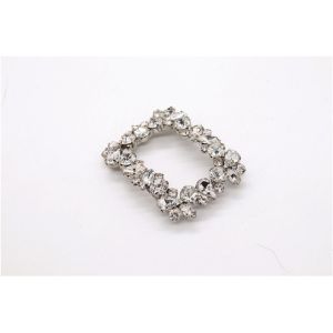 Kml 100mm*100mm Rhinestone Bow Shoe Clips With Hanging Plating