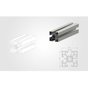 Cheap 4080 T Slotted Aluminium Extrusion Profile 45 Series Customized for sale