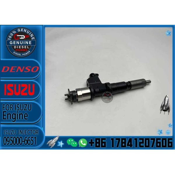 Quality Strong Power Common Rail Fuel Injector 095000-6651 8-98030550-1 for ISUZU GIGA 6WF1 Heavy Duty CYZ EXZ 14.3L wholesale