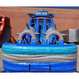 Inflatable Water Slides PVC Customization Slide Lake For Adults With Pool