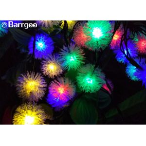 7M Chuzzle Ball Outdoor String Lights Large Bulb , Decorative Outdoor String
