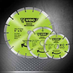 Cheap 230x22.2mm Diamond Dry Grinding Cutting Disc，Blade broadening process, longer working life for sale