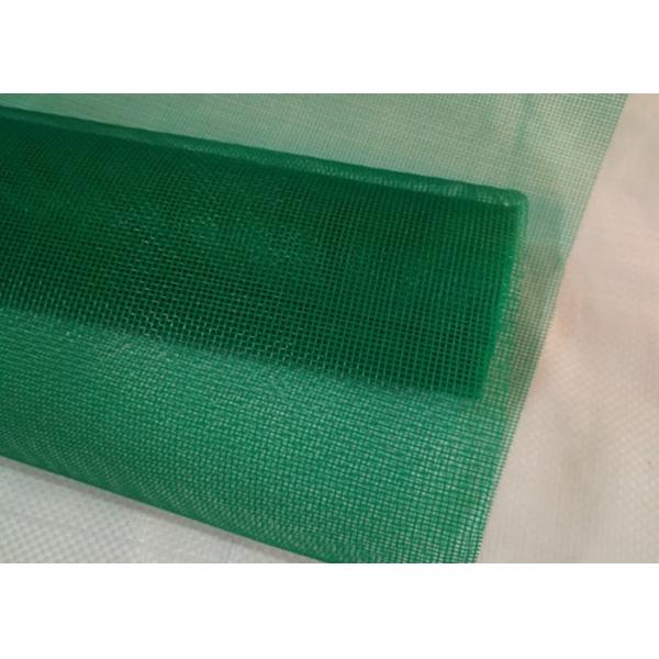 Green PVC Coated 18x16 Mesh 3inch Fibreglass Mesh Flyscreen Easy Cleaning