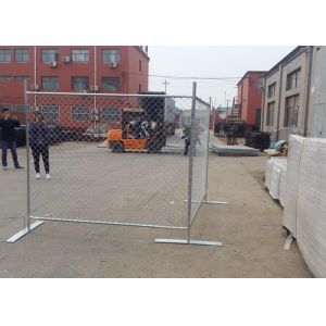 Cheap 3.0mm Wire Dia Portable Chain Link Fence Various Types / Sizes SGS Certification for sale