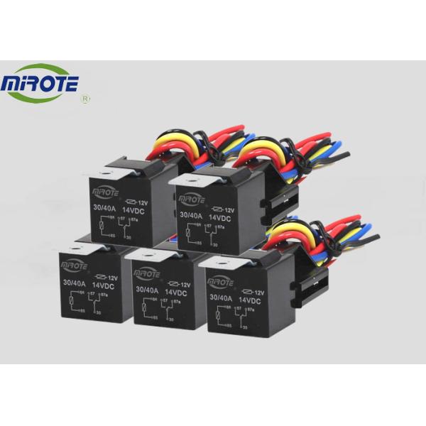 30 Amp 40 Amp Automotive Relay Socket 12 Volt 24volt With Harness And Metal