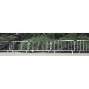 US standard3.6'x8.6' Crowd Control Barriers 1" tubing with a wall thickness 16ga