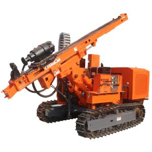 China 20 - 100m Drilling Depth Hydraulic Crawler Pile Driver Machine 115HP Diesel Engine on sale