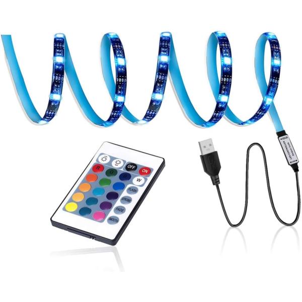 5V USB Full Kit 2m 3m 4m 5m 30d/M Flexible Bluetooth TV Backlight LED RGB Strip