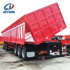 40T Side/Rear Dump Semi Trailer Tipper Truck As Customers' Need Max Payload 45