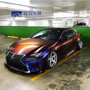 Anti Acid Gloss Roaring Thunder Wrap Blue Red Waterproof Durable