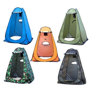120 X 120 X 190CM Custom Automatic Pop Up Shower Tent Coated 190T Polyester