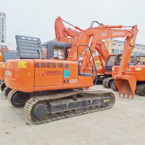 12000 KG Good Condition Japan Original Crawler Chain Used Hitachi EX120-5