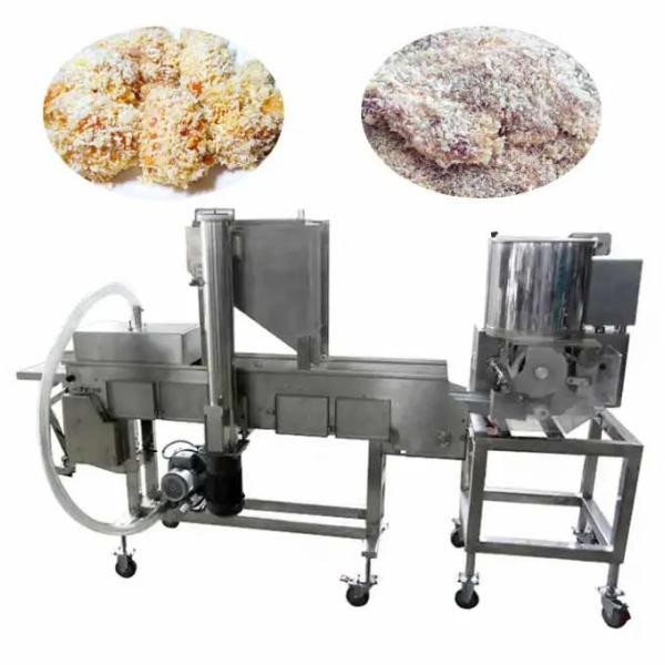 Drum Type Tempura Battering Machine Coating Meat Poultry Seafood with Meat