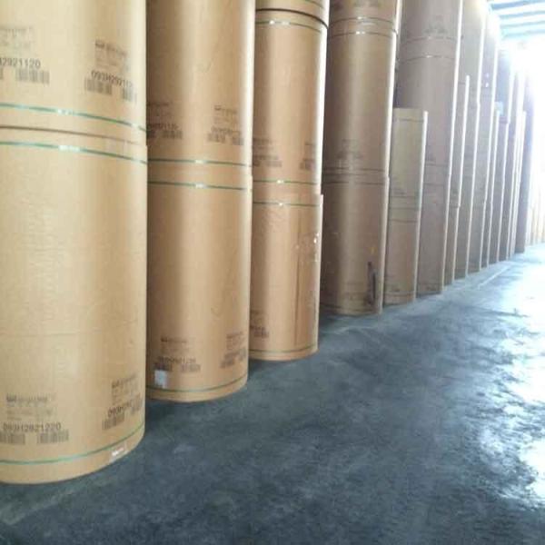 Quality OEM ODM 80gsm Large Kraft Paper Roll Uncoated Brown Anti Collision wholesale