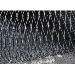 Customized Cable Rope Mesh Fencing With Frame 2.0Mm Rope Wire