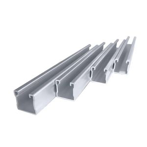 50-900mm Silver Aluminum Strut Channel Slotted Weather Resistance And Lightweigh