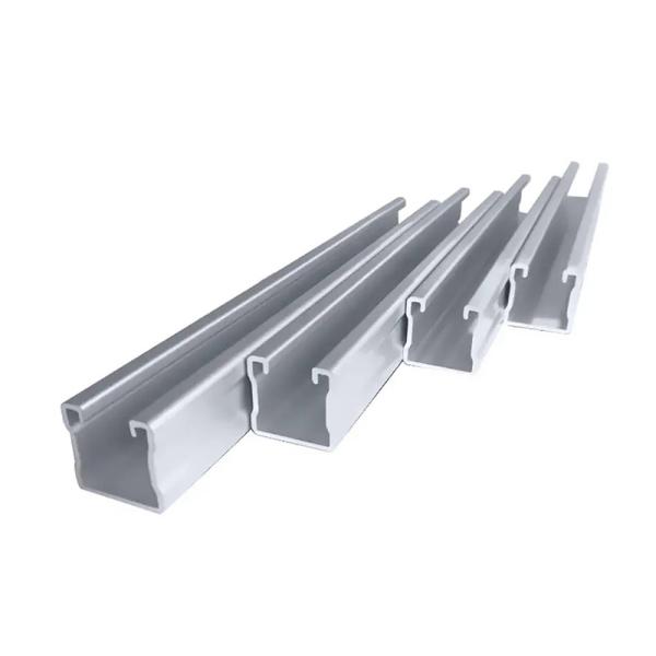 50-900mm Silver Aluminum Strut Channel Slotted Weather Resistance And Lightweigh