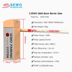 Automatic Parking Barrier Gates System Electric Security Boom Barrier Gate