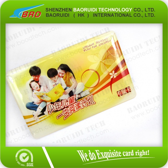 irregular shape epoxy cards