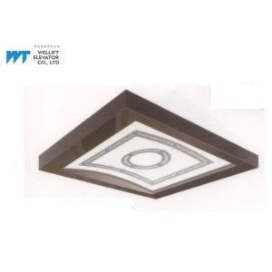 Geometry Shape Elevator Ceiling Design , Soft Illumination Elevator Ceiling