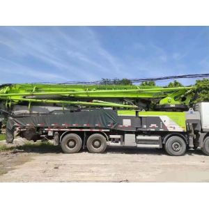 Semi-Dry Shotcrete Structure Cylinder Type Zoomlion 63m Concrete Pump Truck
