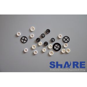 Customized Over Molding Plastic PP Filter With Woven Mesh