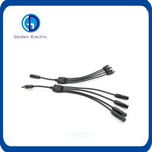 Y Branch 4 To 1 1000v PV Wire Safety With High Temperature Resistance
