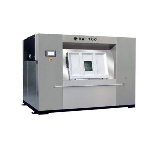 Cheap Automatic Barrier Washing Machine , Industrial Laundry Machine Computer Proframm Controlled for sale