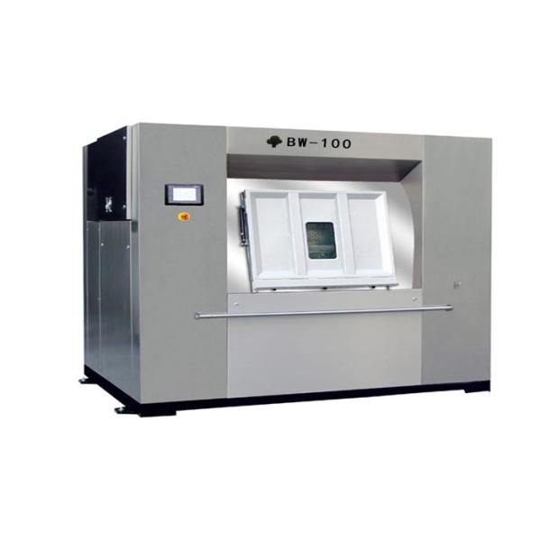 Automatic Barrier Washing Machine , Industrial Laundry Machine Computer Proframm