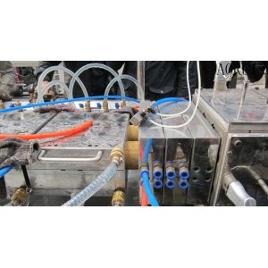 China Artificial Marble Profile Machinery Corridor Plastic Profile Extruder on sale