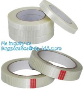 Cheap Drywall Mono Line Fiberglass Labelh Mounting Tape Bi-Directional Filament woven coated Fiberglass Tape Joint Tape for sale