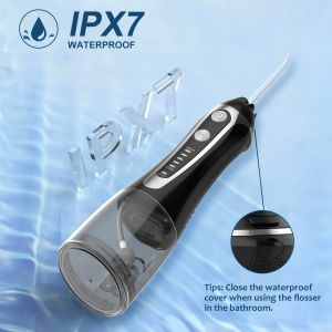 40-140PSI Portable Water Flosser PC Material High Intensity