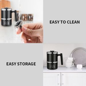 SS304 Steam Milk Coffee Machine Detachable Power Cord Coffee Foam Machine