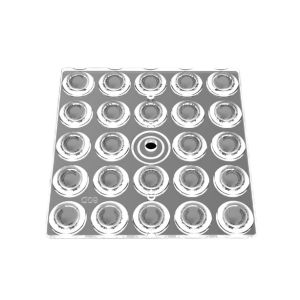 CE Lightweight LED Lens Array Transparent 60 Degree For Floodlighting