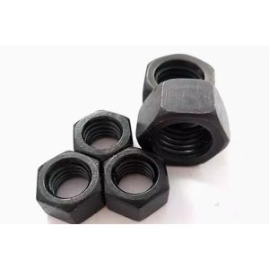 M4 M16 Carbon steel Hexagon Nuts Class4.8 Grade 8.8 Metal nuts with Black