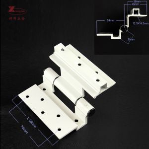 Aluminum Alloy Window Pivot Hinge 50 Size for Hotel Villa Apartment and Office