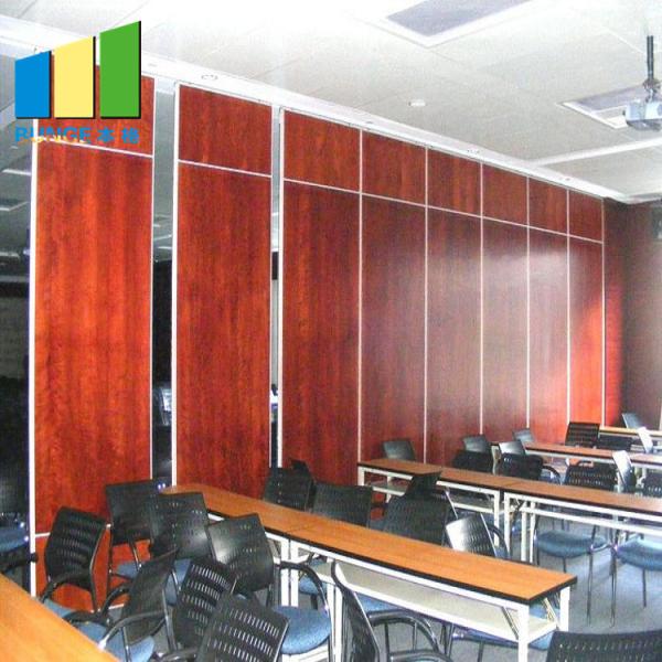 Sliding Door Movable Acoustic MDF Sound Proof Partition Walls For Conference