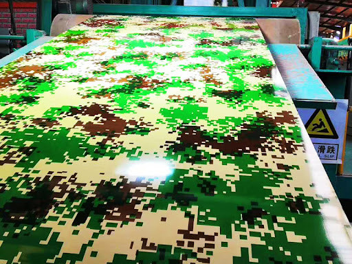 Quality Bright Color PPGI Manufacture of Prepainted Steel Coil Pattern with Printech Color Coated Coil ASTM-A653; JIS G3302 wholesale