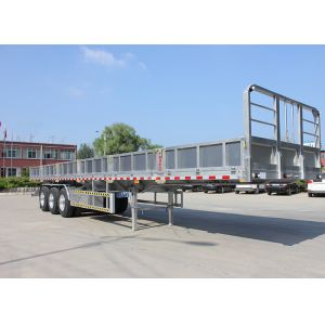 Heavy Mechanical Suspension Van Type Semi Trailer For Curtin Transporting Cargo