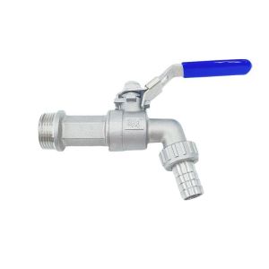 DN15-DN25 304 Stainless Steel Faucet Ball Valve with Normal Temperature and