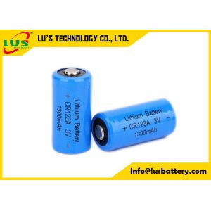 CR123A CR17335 3V Lithium Mno2 Battery Non Rechargeable 1500mah