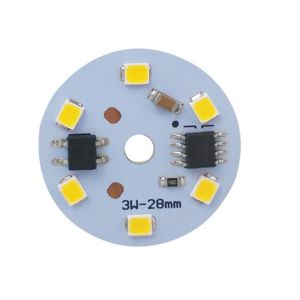 Round Aluminum PCB Board Turnkey PCBA Service With 100% E-Test AOI Test 94V0