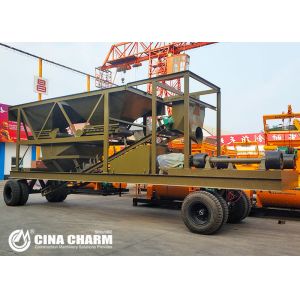 Portable Ready Mobile Mini YHZM50 Mix Concrete Mixing Plant